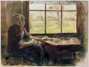 M. Liebermann, Femme hollandaise à la fenêtre